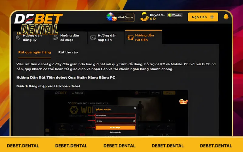 Rút Tiền Debet | Gặt Hái Thành Quả Về Tay Nhanh Chóng